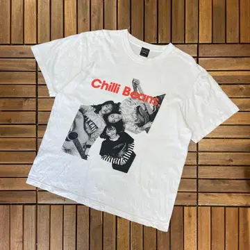 Chilli Beans 칠리 빈즈 크루넥 반팔 T셔츠 밴드T