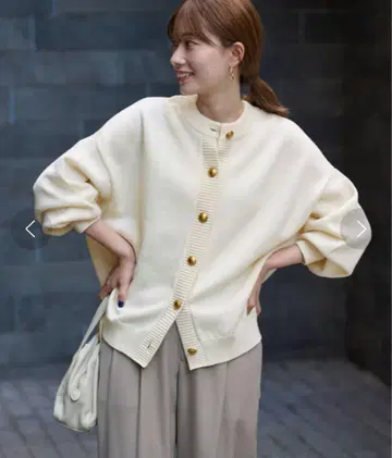 Framework 메탈 버튼 2WAY 가디건