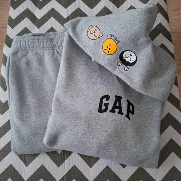 GAP 맨투맨 셋업 L