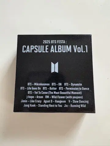2025 BTS FESTA CAPSULE ALBUM Vol.1