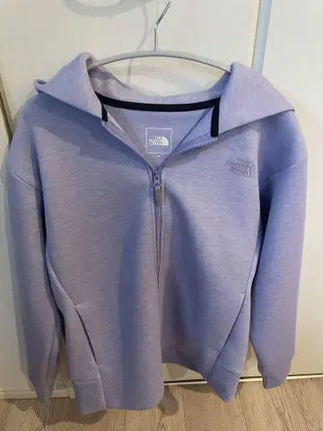 미사용 새상품 THE NORTH FACE 라벤더 풀 집업 후드티 M