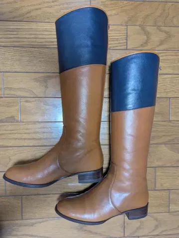 리갈 REGAL 천연 가죽 24.0 롱 부츠 브라운 여성용 박스 포함