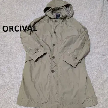 ORCIVAL 나일론 후드 부착 코트 트렌치코트 나일론 자켓
