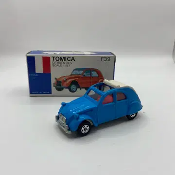 토미카 파랑 상자 외국 자동차 시리즈 F39 시트로엥 2CV 일본제