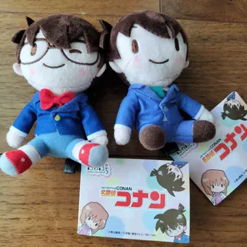 명탐정 코난 봉제 인형 2개 후와푸치