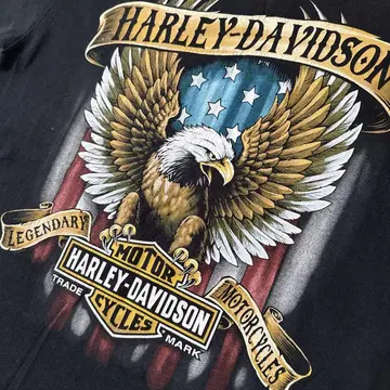 HARLEY-DAVIDSON T셔츠 블랙 이글 USA