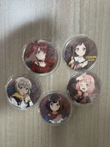 BanGDream Afterglow 캔뱃지 5종