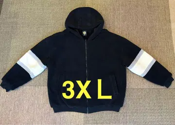 보아 자켓 집업 3XL 후드티 블랙