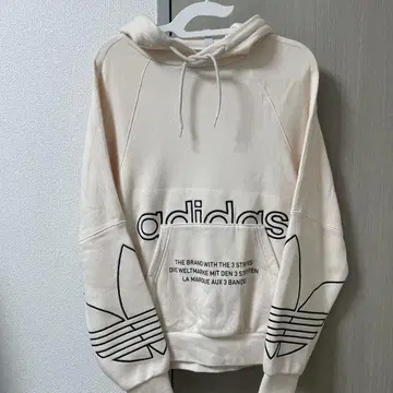 adidas 후드티 베이지 크림