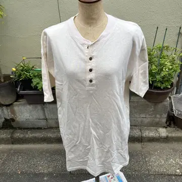 엘엘빈 헨리넥 반팔 셔츠 아마도 USA제