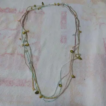 엔도 모미 작 bijou 다중 비즈 목걸이