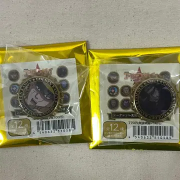 골든 카무이 삿포로 맥주 공장편 왕관 캔뱃지 스기모토 2종