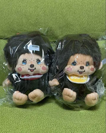 레트로 몽치치 BIG 봉제 인형 몽치치쨩 몽치치군 세트