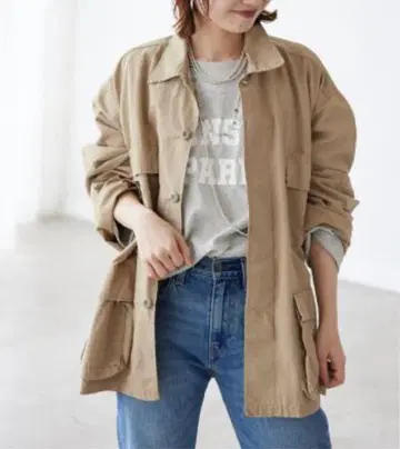 ROTHCO (로스코) BDU 셔츠 블루종 베이지