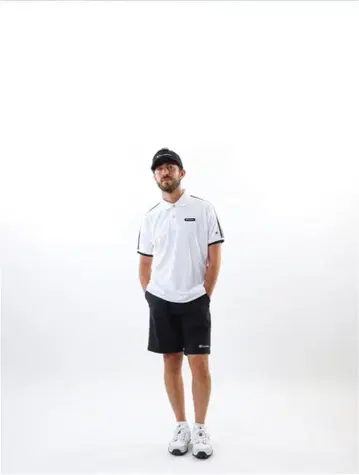 Champion 스크립트 로고 피케 셔츠 남성용 골프