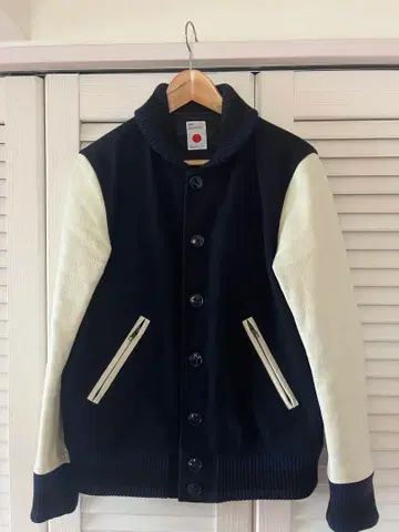 marka 어워드 자켓 바시티 자켓 울 가죽 바시티 자켓