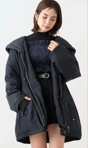 니시카와 레이디 모즈 다운 코트