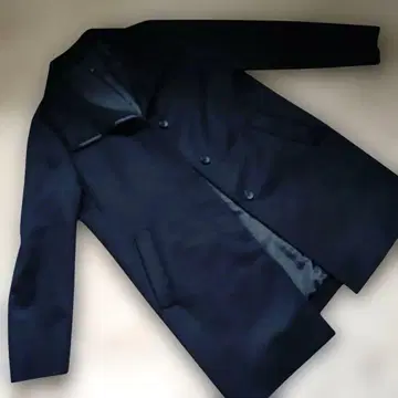 [ UNIQLO ] 블랙 XL 체스터 코트 캐시미어 혼방