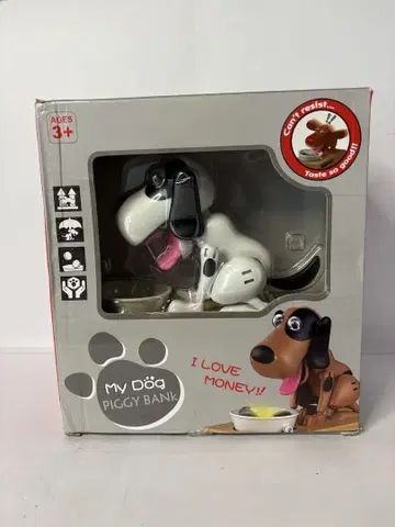 My Dog PIGGY BANK 배터리로 움직이는 저금통