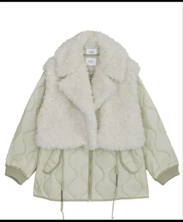 AMERI BOA VEST SET QUILTING COAT