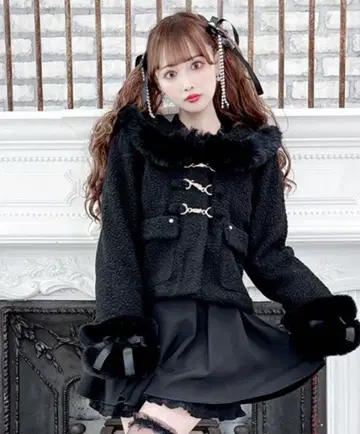 MARS 세일러 숏코트 블랙 양산형