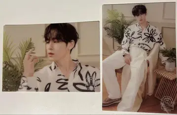 민규 세븐틴 카페 2022 엽서 2장 세트