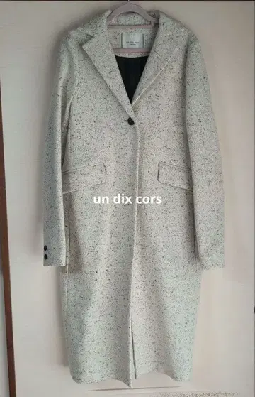 un dix cors 아이보리 체스터 코트