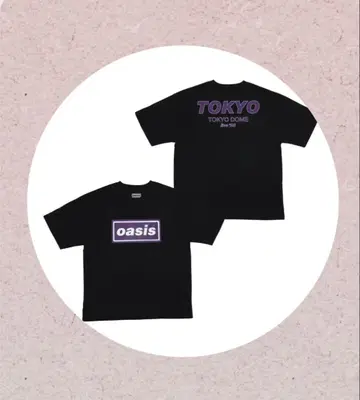 oasis 티셔츠 Fan Store 한정판 오아시스 티셔츠 XL 사이즈