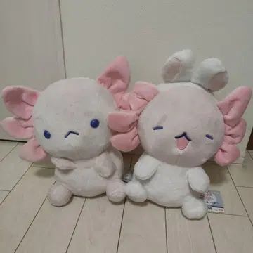 우사루파 BIG 봉제 인형 에가오 마가오 2개 묶음 판매