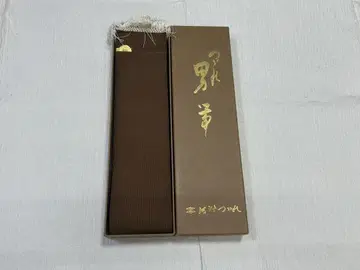 남자 금수 남성용 오비 순수 실크 브라운 중고