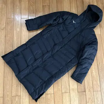 MIZUNO 다운 벤치 코트 블랙 남성용 S