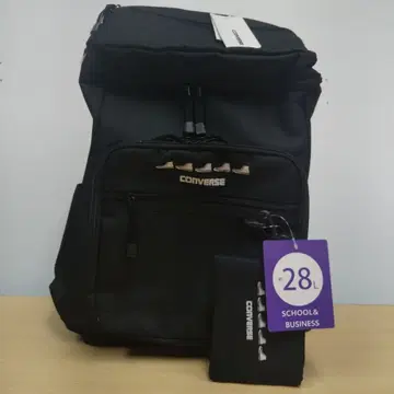 [ 새상품 ] CONVERSE 블랙 백팩 28L