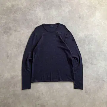 00s armani jeans 레이온 무지 티셔츠 긴팔T 노멀코어