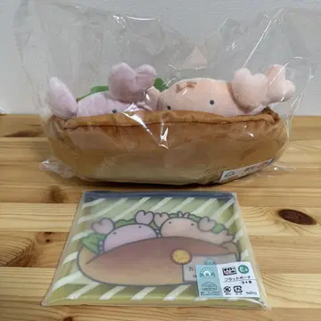 무엇이든 생물 다이토 복권 카니예 도그 봉제 인형 플랫 파우치