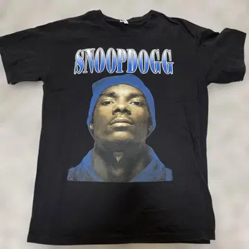 Snoop Dogg 프린트 티셔츠 블랙