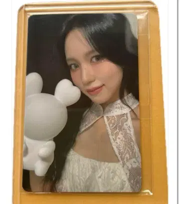 TWICE 베이비 러블리즈 실리콘 라이트 트레이딩 카드 미나