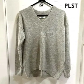PLST 캐시미어 혼방 V넥 니트 M 사이즈