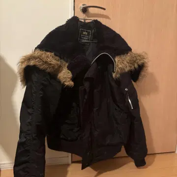 Alpha N2B 블랙 밀리터리 자켓 XL