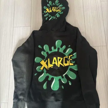 XLARGE 스플래쉬 로고 후드티