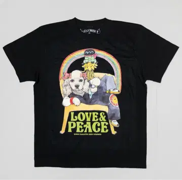 LOVE & PEACE 티셔츠 S 사이즈