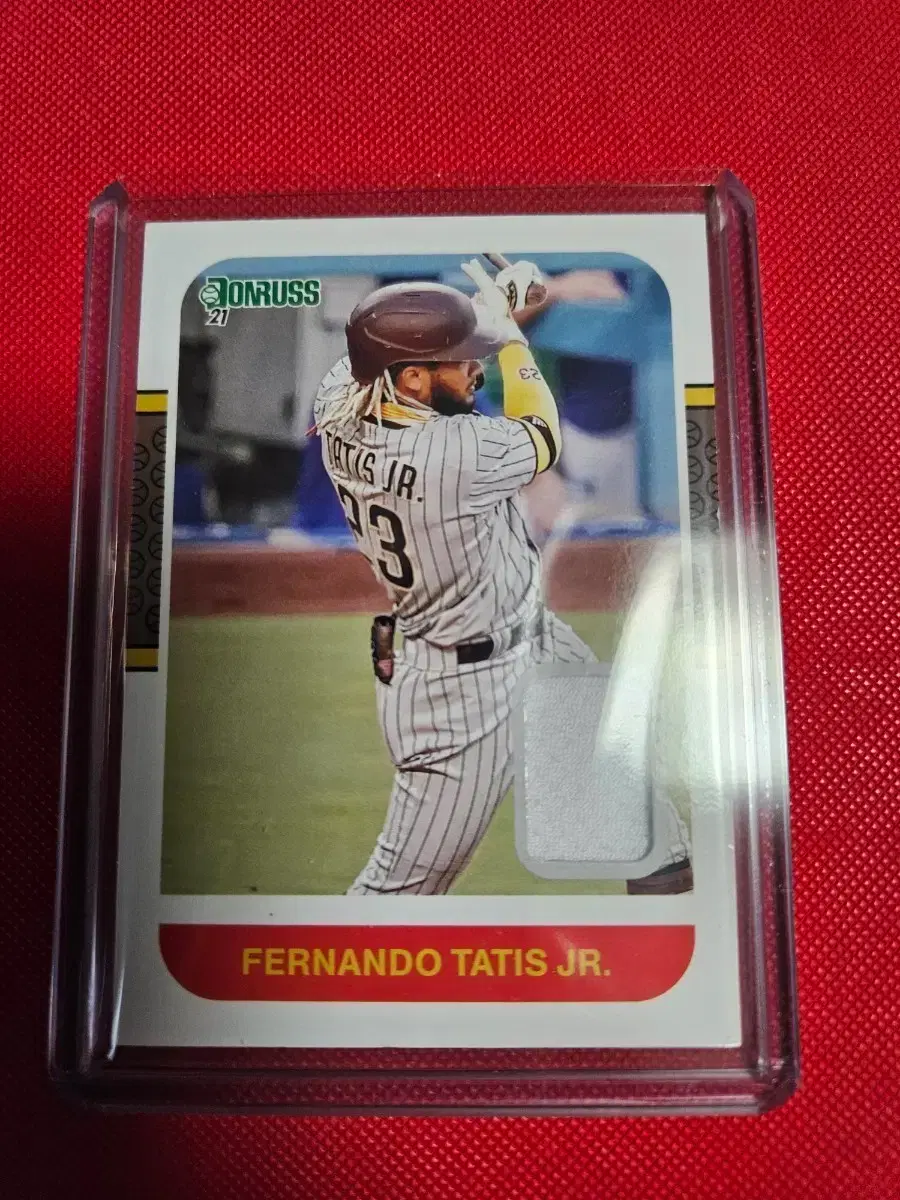 샌디에이고)타티스 주니어 Donruss 저지 카드