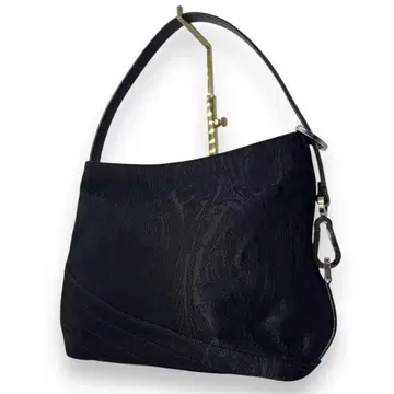 컨디션 최상 에트로 페이즐리 무늬 포멀 핸드백 숄더 블랙