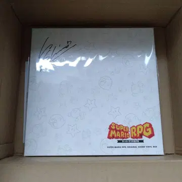 슈퍼 마리오 RPG 사운드트랙 VINYL BOX 시모무라 요코 사인 포함