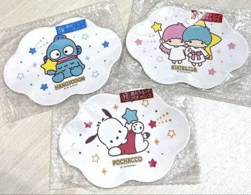 산리오 캐릭터 대상 당첨 복권 구름 모양 트레이 3개 세트