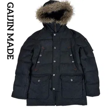 GAIJIN MADE 가이진메이드 퍼 헤링본 다운 자켓