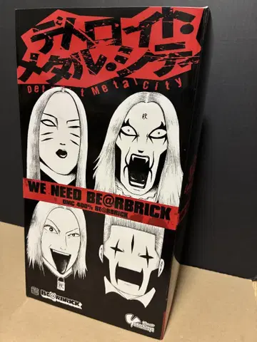 BE@RBRICK 데스 메탈 400% 피규어 데트로이트 메탈 시티