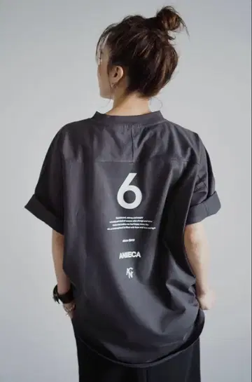 ANIECA T셔츠 뒷면 6 프린트