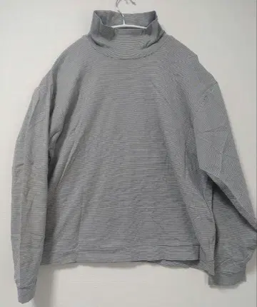 UNITED ARROWS XL 보더 긴팔 분또 원단 티셔츠