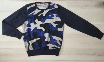 ROSASEN 로사젠 안감 니트 스웨터 카모플라주 패턴