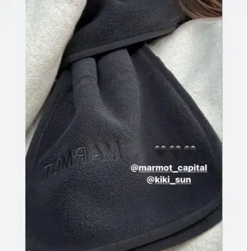 MARMOT CAPITAL 플리스 머플러 그린 아리하라 미유키